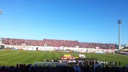 النشيد الوطني ..حماة الحمى في مباراة النجم