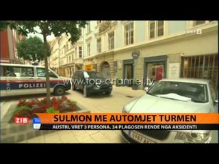Sulmon me automjet turmën - Top Channel Albania - News - Lajme