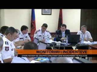 Grupi i Koordinimit të Policisë që monitoron incidentet - Top Channel Albania - News - Lajme