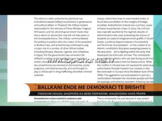 Ballkani ende me demokraci të brishtë - Top Channel Albania - News - Lajme
