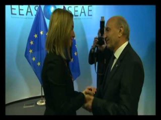 KRYEMINISTRAT MUSTAFA DHE VUÇIÇ NE BRUKSEL, TAKOHEN ME FEDERICA MOGHERININ LAJM