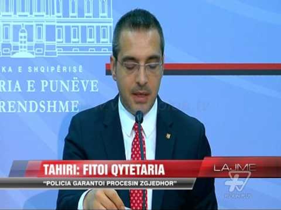 Ministri i Brendshëm për zgjedhjet - News, Lajme - Vizion Plus