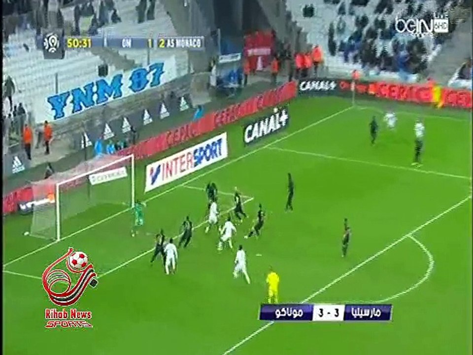 اهداف المباراه ( مارسيليا 3-3 موناكو )  الدوري الفرنسي الدرجة الأولى 2015/2016