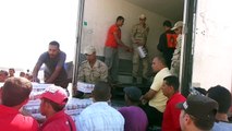 شركة كوكاكولا مصر توزع 40ألف عبوة على العاملين بأو ل موقع حفر بقناة السويس الجديدة 2014