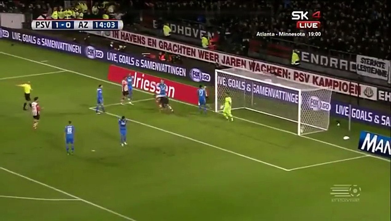 PSV Eindhoven 3-0 AZ Alkmaar All Goals and Full Highlights 29.11.2015 HD
