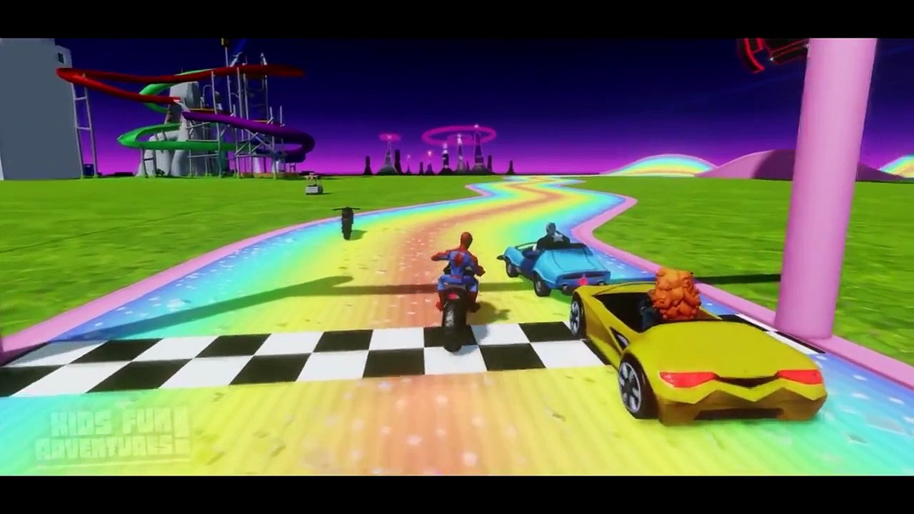 Disney Spiderman Frozen Princess Marvel Big Hero Kids Games Cars 2 Toys Songs Nursery Rhym