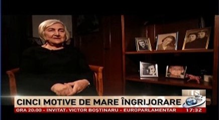 ILEANA VULPESCU la Secvential de Ziua Nationala 2015: SUNTEM COBAII UNEI PUTERI SUPRASTATALE. E UN HAOS ORGANIZAT