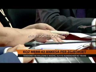 KQZ-ja merr 42 ankesa për zgjedhjet - Top Channel Albania - News - Lajme