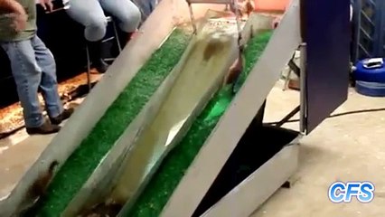 Аттракцион для утят. Забавные утята на горках