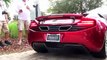 Supercars Revs, Engine Sound, Exotic cars leaving Festival of Speed 2013