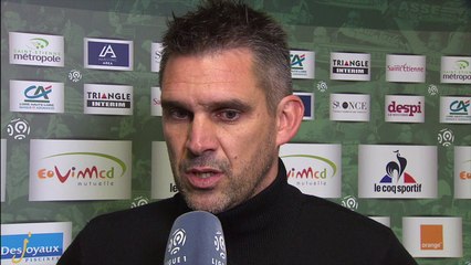 AS Saint-Etienne-EAG la réaction de Jocelyn Gourvennec