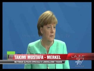Merkel takon Mustafën në Berlin - News, Lajme - Vizion Plus