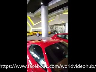 Just your average car park in Abu Dhabi