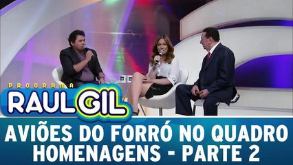 Aviões do Forró no quadro Homenagens - 28.11.15 - Parte 2