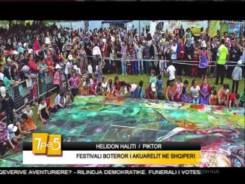 7pa5 - Festivali boteror i akuarelit ne Shqiperi - 3 Korrik 2015 - Show - Vizion Plus