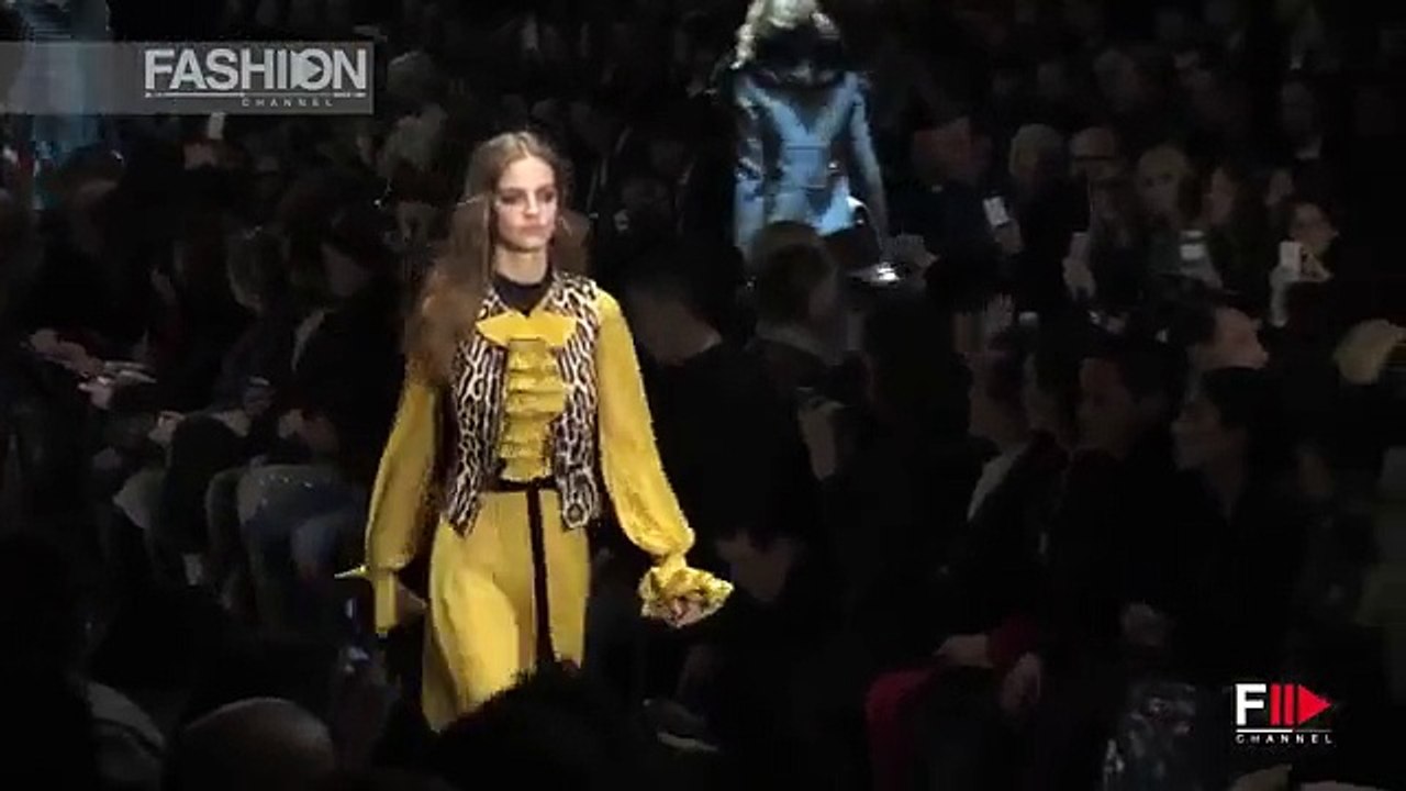 ROBERTO CAVALLI Milan Fashion Week Fall 2015 by Fashion Channel