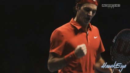 Roger Federer the perfect shot