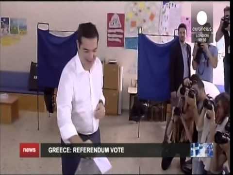 GREQI,MBYLLET REFERENDUMI SONDAZHET E PARA TREGOJNE MBESHTETJE PER KRYEMINISTRIN CIPRAS LAJM