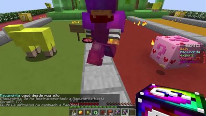 ¡ALUCINO CON MI ESPADA! LUCKY BLOCKS ROSAS | Minecraft Con Sara, Luh, Exo Y Macundra