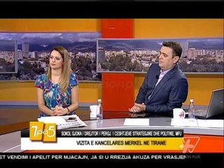 7pa5 - Vizita e Kancelares Merkel ne Tirane - 7 Korrik 2015 - Show - Vizion Plus