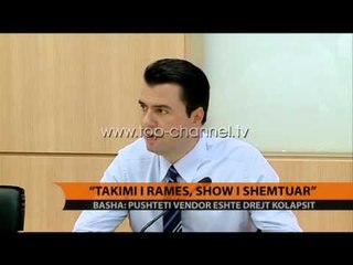 Basha: Takimi i Rames, show i shemtuar - Top Channel Albania - News - Lajme