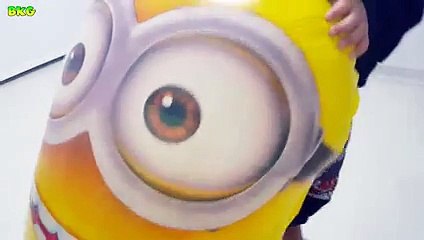 Giant Minions Balloon From Despicable Me  Fun Time For a Child With Huge Minions Funny Balloon