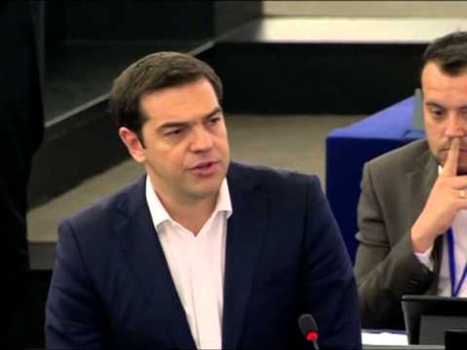 DEBAT PER GREQINE NE PARLAMENTIN EUROPIAN CIPRAS KRIZA GREKE KRIZE E EUROPES LAJM