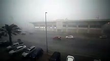 قوة وغزارة الأمطار اليوم فى جدة - سيول جدة