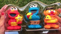Sesame Street Bath Squirters Cookie Monster Elmo & Ernie Pool Toys Juguetes Plaza Sésamo H