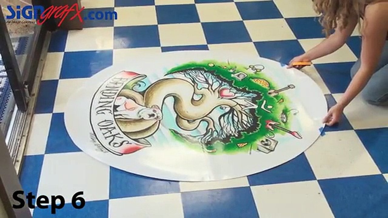 How to Install a Floor Graphic