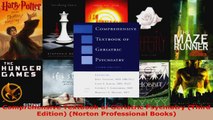 Read  Comprehensive Textbook of Geriatric Psychiatry Third Edition Norton Professional Books EBooks Online