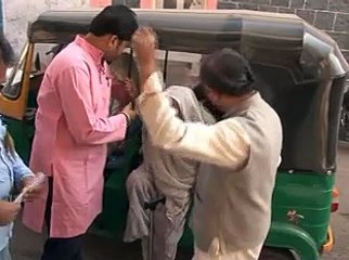 102 year old lady talks while voting in Morbi during swaraj polls in Gujarat