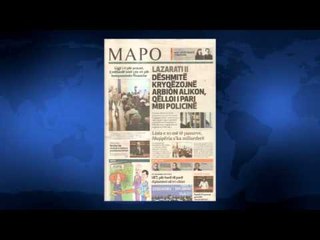 SHTYPI I DITES ME TITUJT KRYESORE TE FAQEVE TE PARA TE GAZETAVE E PREMTE 17 KORRIK 2015 LAJM