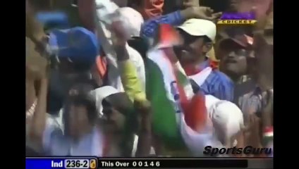 ‪Yuvraj Singh 138 runs from 78 balls   India vs England at Rajkot 2008‏