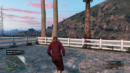 Grand Theft Auto V_Online Persecución a puños