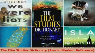 PDF Download  The Film Studies Dictionary Arnold Student Reference PDF Online