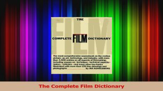 PDF Download  The Complete Film Dictionary PDF Full Ebook