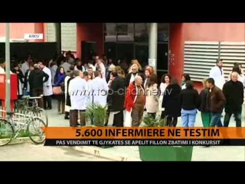 5600 infermierë në testim - Top Channel Albania - News - Lajme
