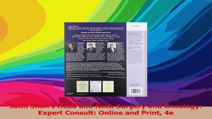 Jatin Shahs Head and Neck Surgery and Oncology Expert Consult Online and Print 4e PDF