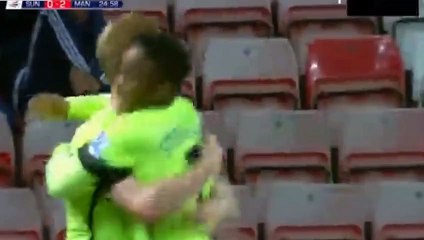 Kevin De Bruyne First Goal for City - Sunderland 0-4 Manchester City 2015