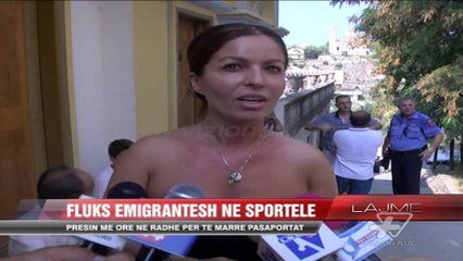 Fluks emigrantësh në sportele - News, Lajme - Vizion Plus