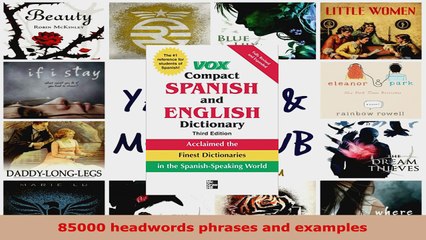 Download  Vox Compact Spanish and English Dictionary 3rd Edition PDF Online