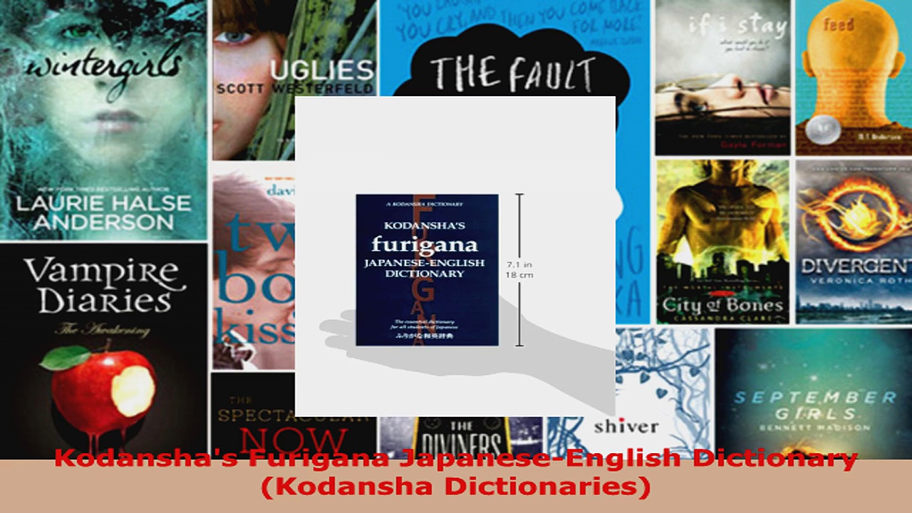 Download  Kodanshas Furigana JapaneseEnglish Dictionary Kodansha Dictionaries Ebook Free