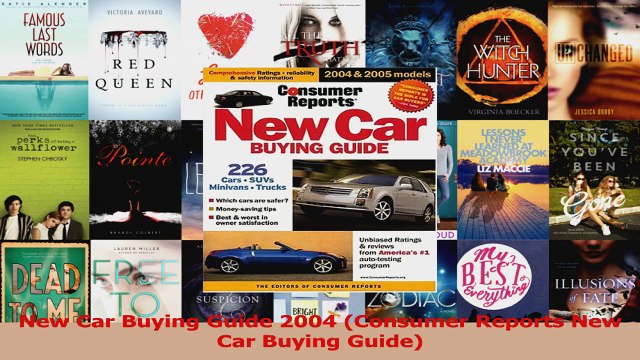 PDF Download New Car Buying Guide 2004 Consumer Reports New Car Buying Guide PDF Online