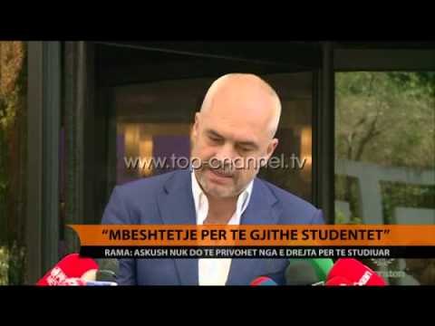 Arsimi, Rama: Ligji garanton konkurrencën - Top Channel Albania - News - Lajme