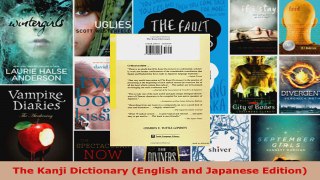 Read  The Kanji Dictionary English and Japanese Edition Ebook Free