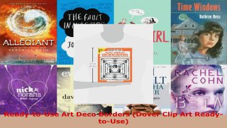 Read  ReadytoUse Art Deco Borders Dover Clip Art ReadytoUse Ebook Free