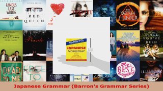 Read  Japanese Grammar Barrons Grammar Series Ebook Free