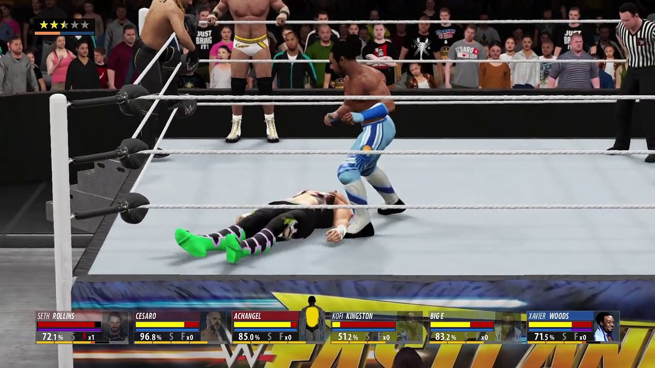 WWE 2k16 vs new day