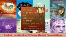 Download  Pocket Handbook of Chinese Herbal Prescriptions Ebook Free